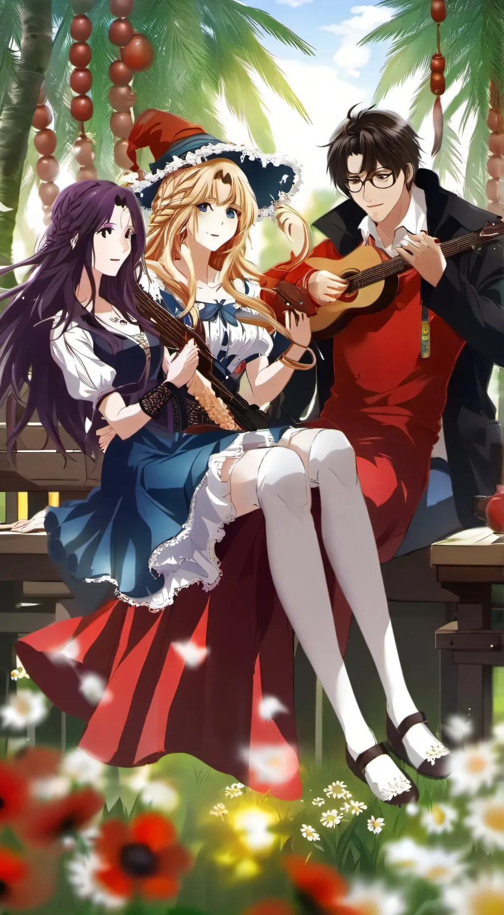 ai character: Вика background