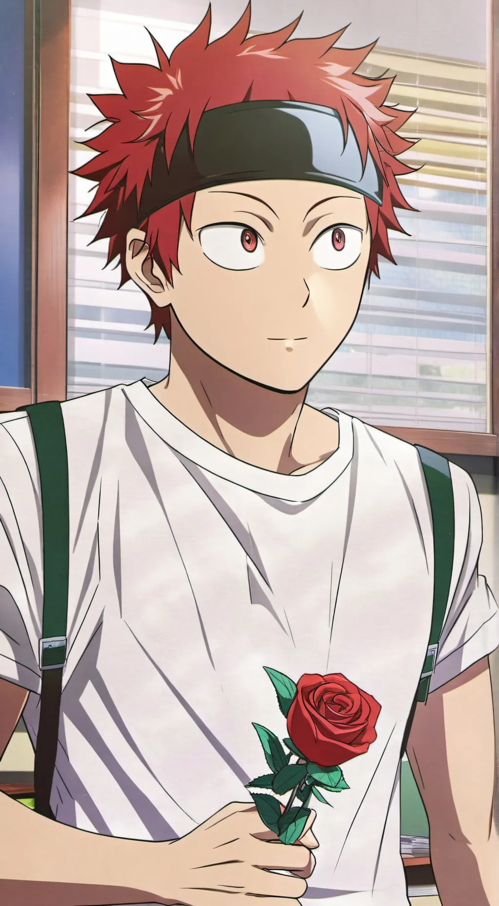 ai character: Kirishima (V-Day) background