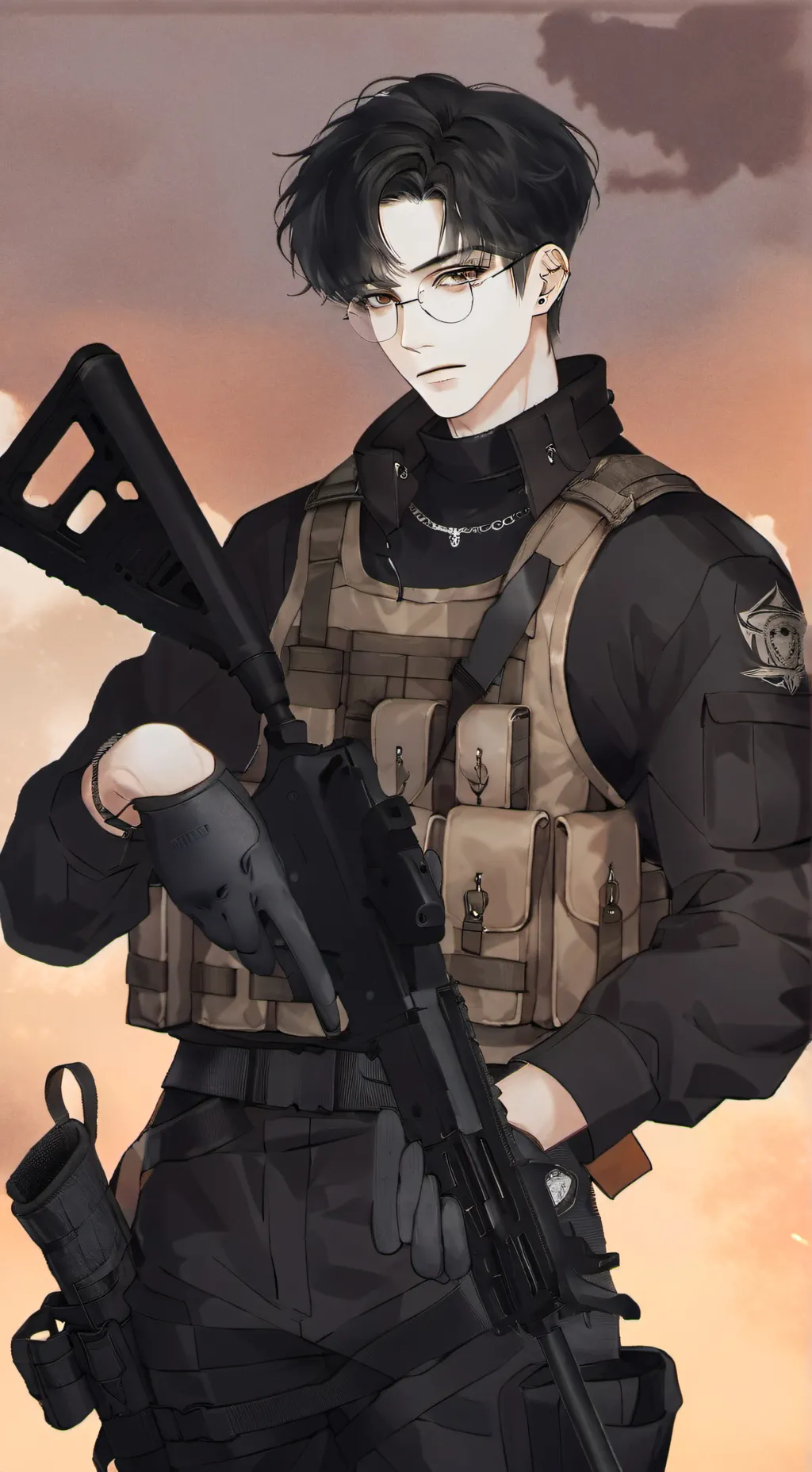 ai character: Asher  background