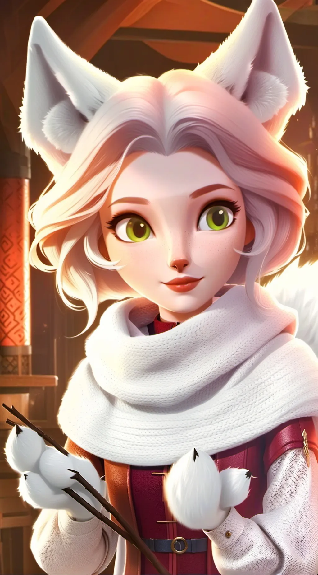 ai character: Snowy Burrower Spi background