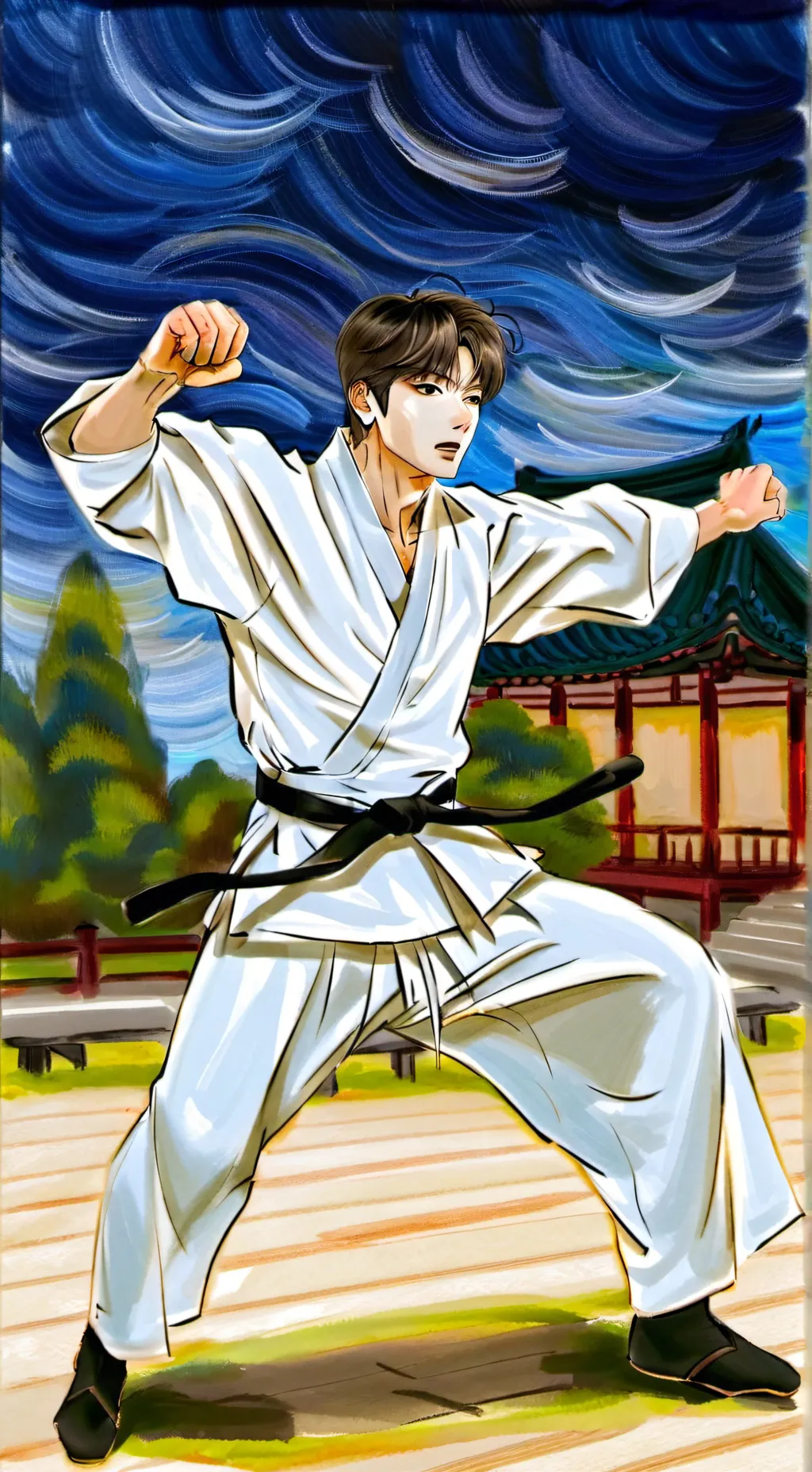 ai character: Biniamin background