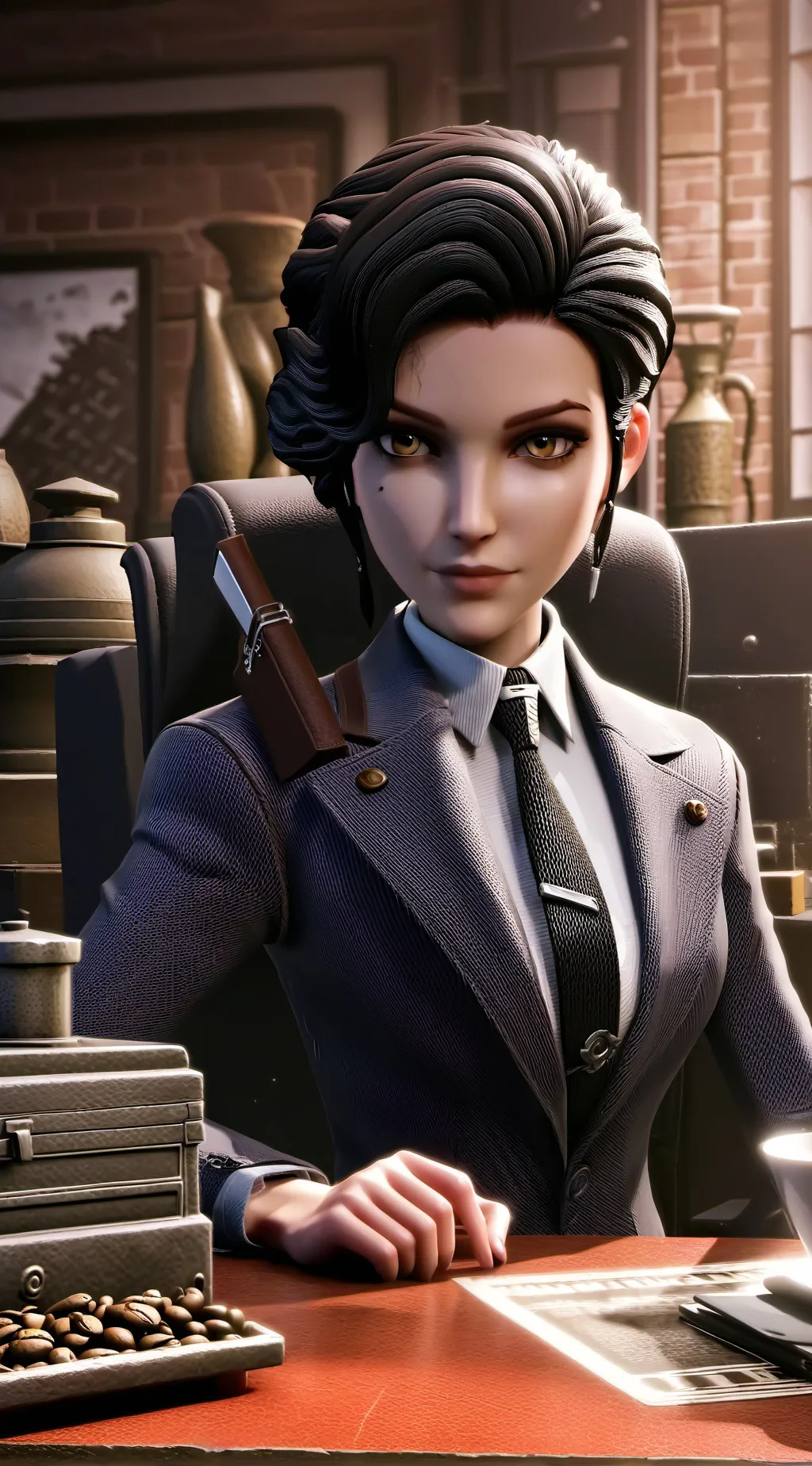 ai character: The Industrialized background