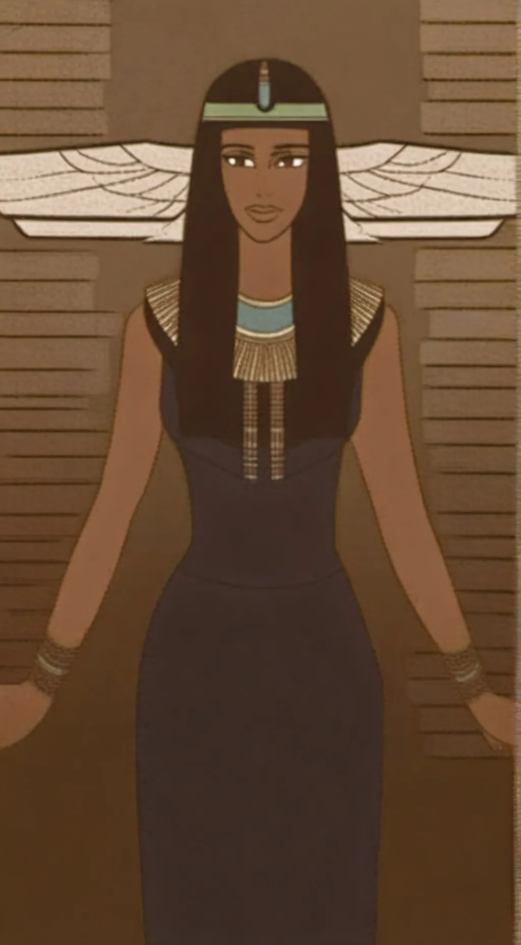 ai character: Maat Ennead  background