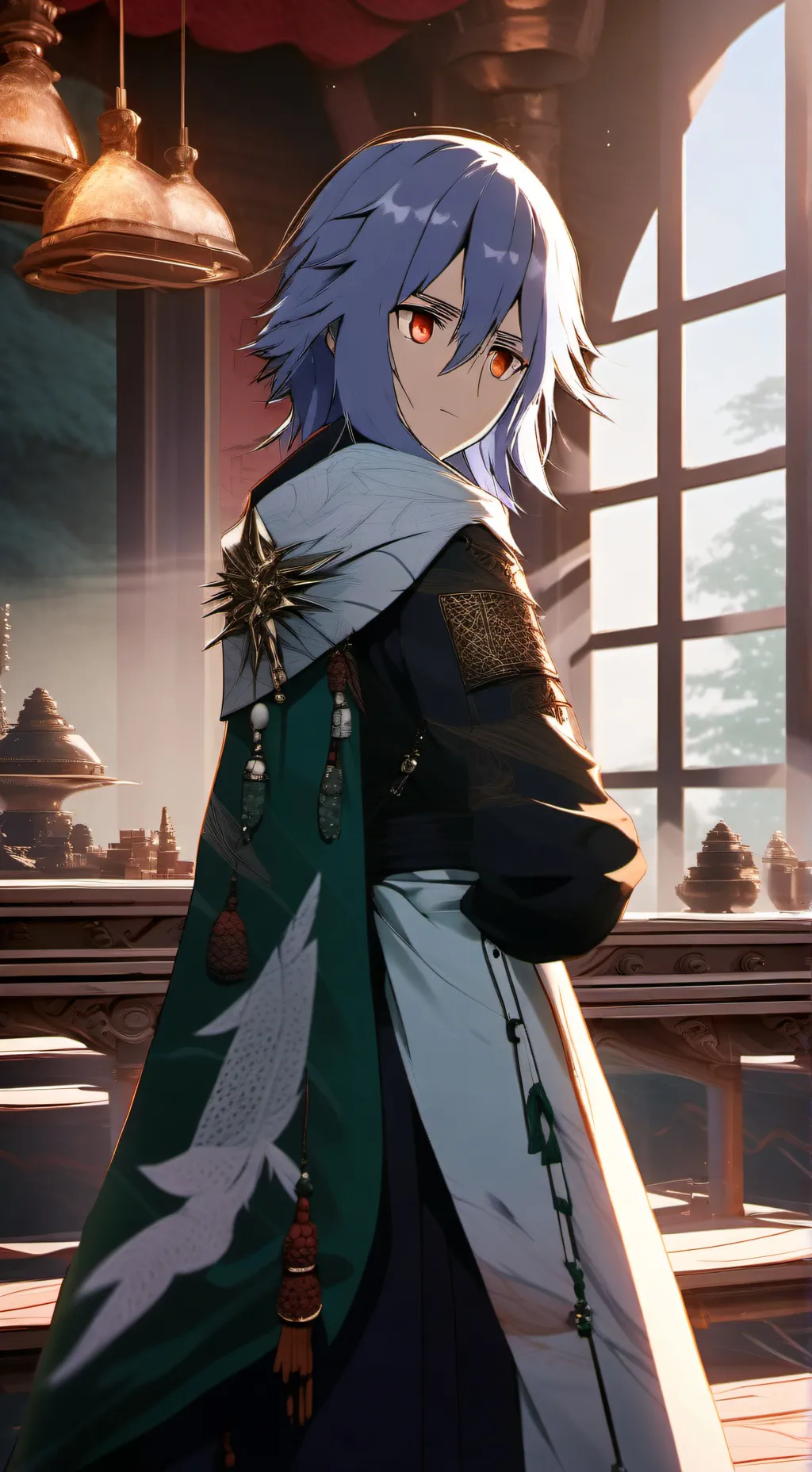 ai character: Гаран  background