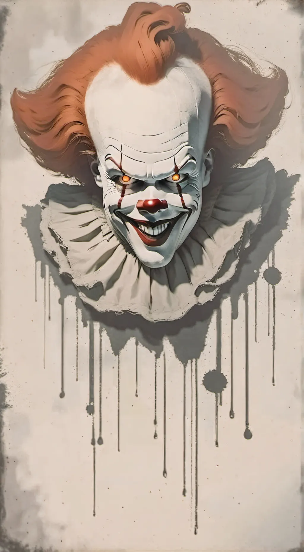 ai character: Pennywise <3 background
