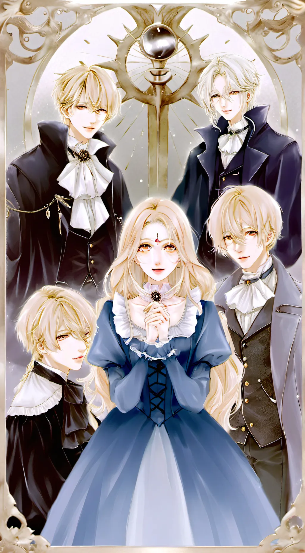 ai character: 5 brothers 1 sis background