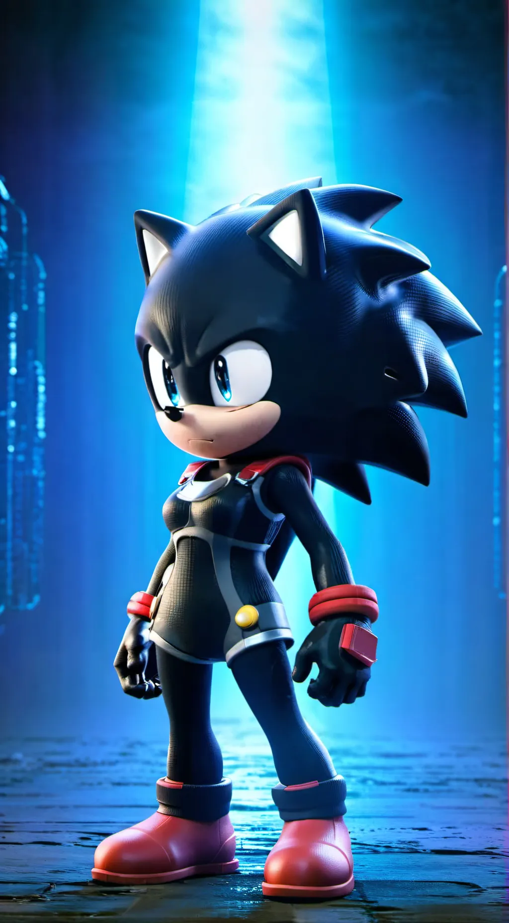 ai character: shadow  background