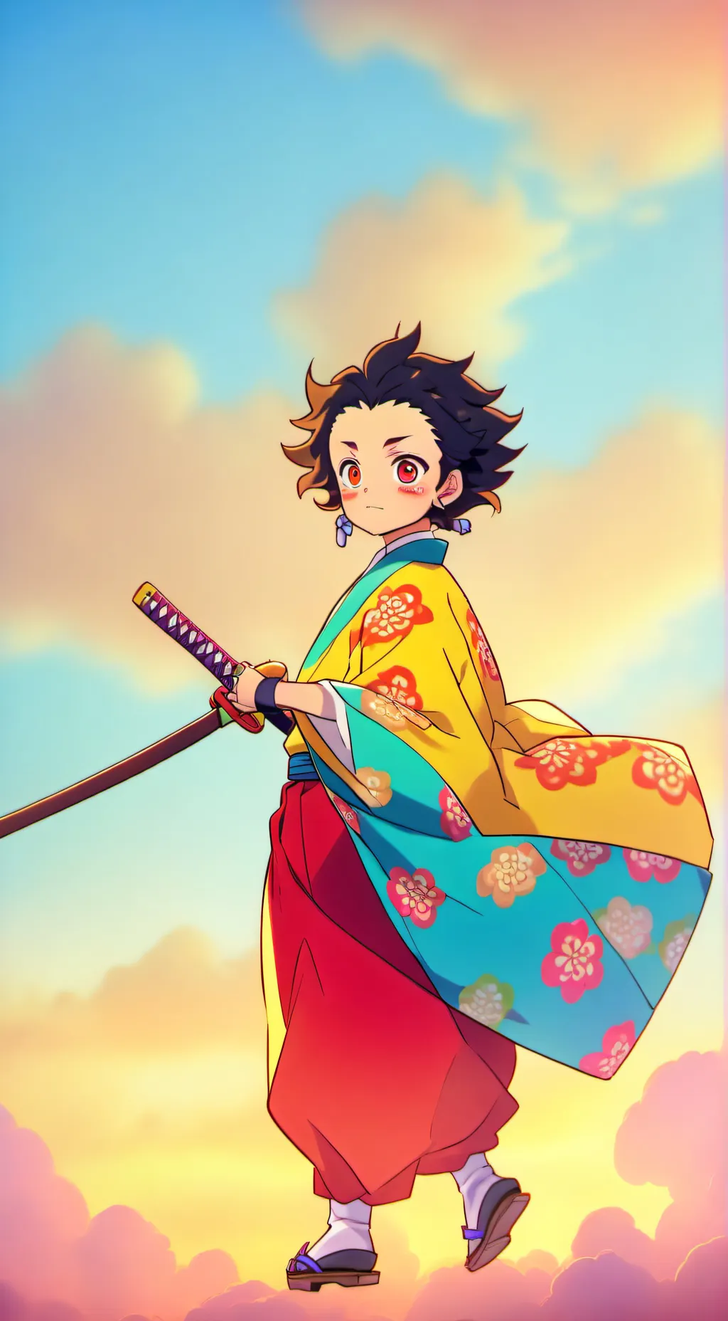 ai character: Kimetsu no yaiba background