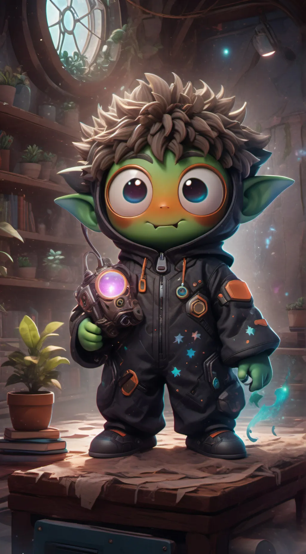 ai character: Lunabee background