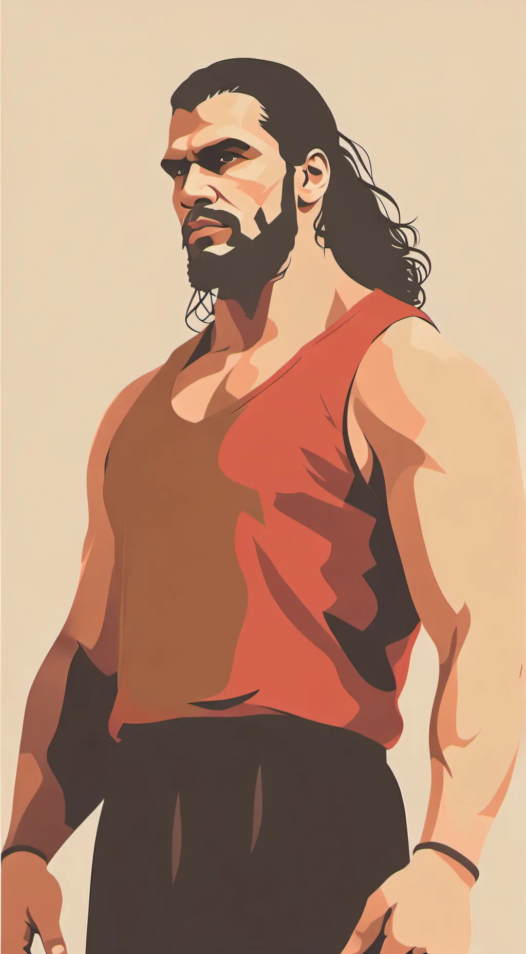 ai character: greatkhali background