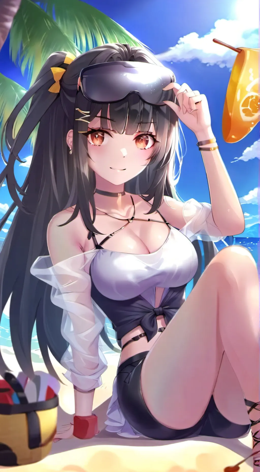 ai character: Аня background