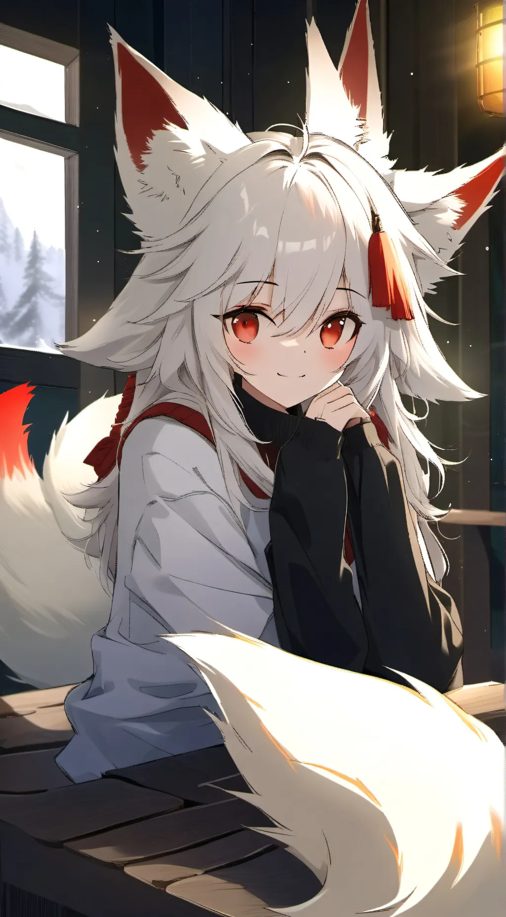 ai character: Spirit Foxling background