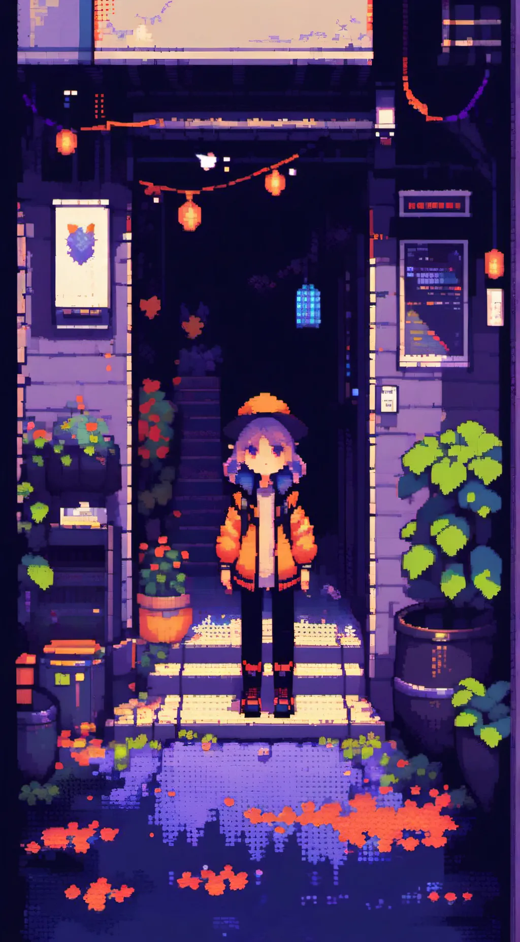 ai character: Chloe x xdemon background