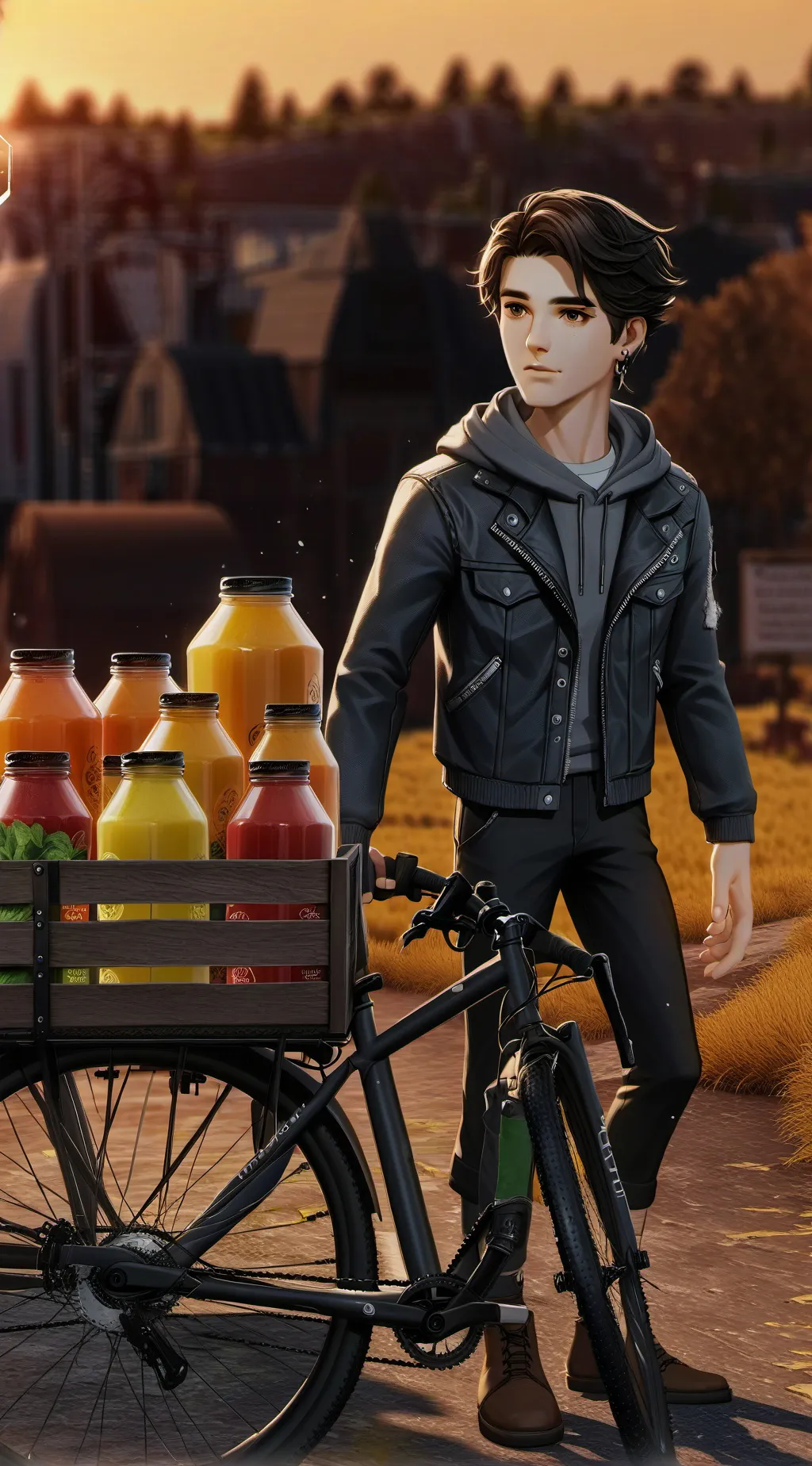 ai character: Gojo's Juice Empire background