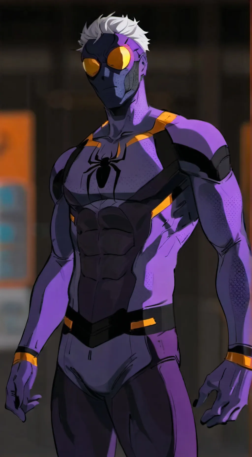 ai character: The Black Spider background