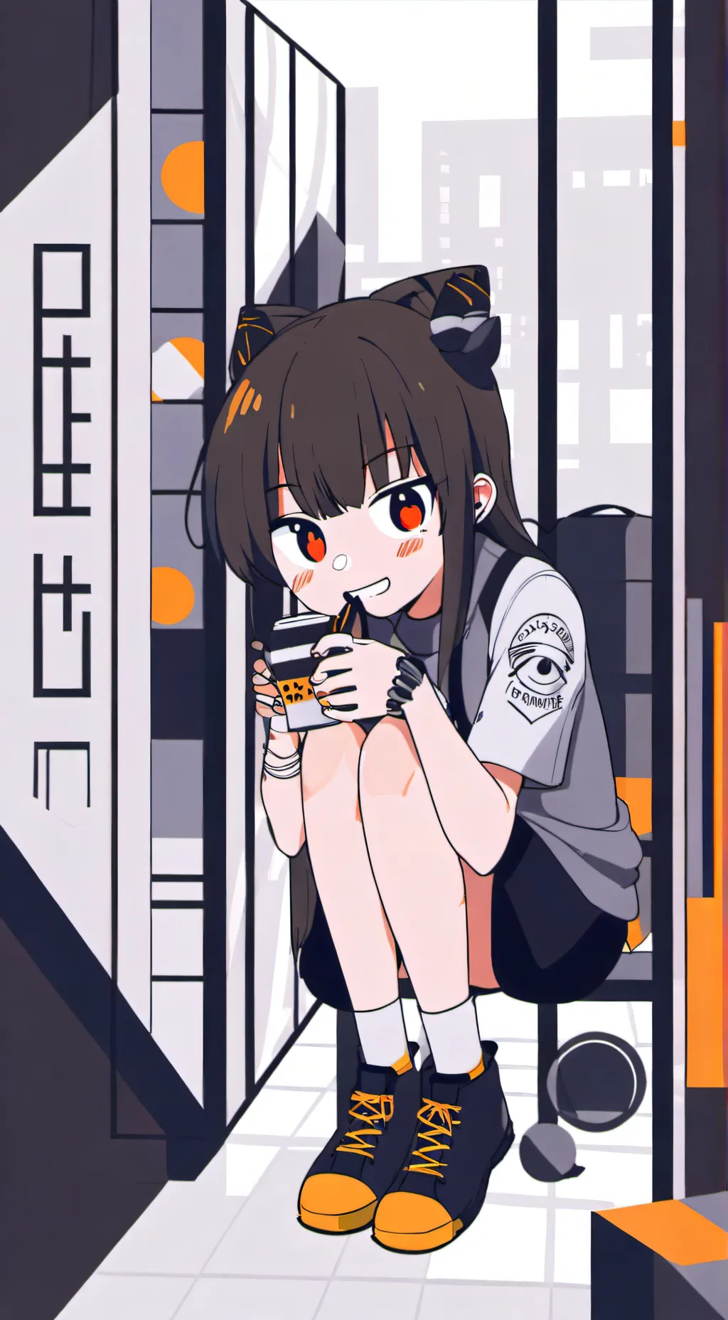 ai character: luna background