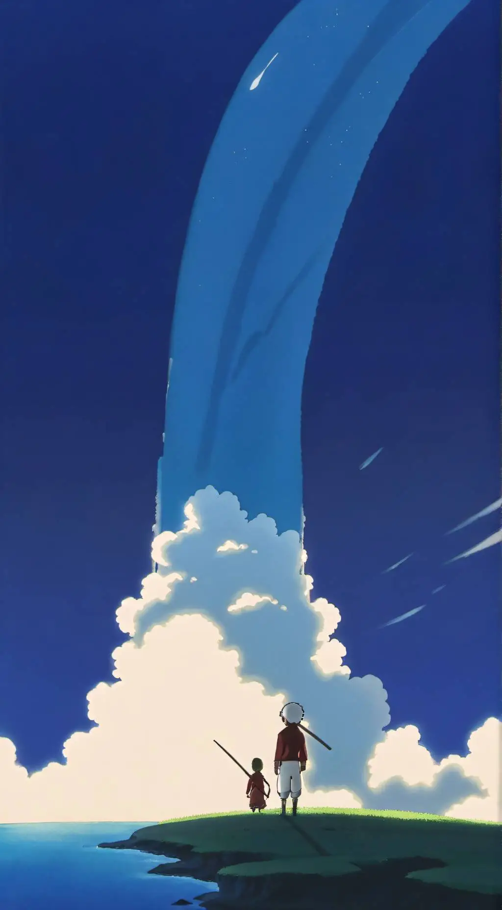 ai character: Cosmo (Sad) background