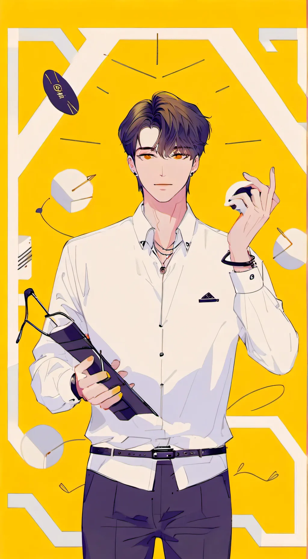 ai character: ~.•°Leon°•.~ background