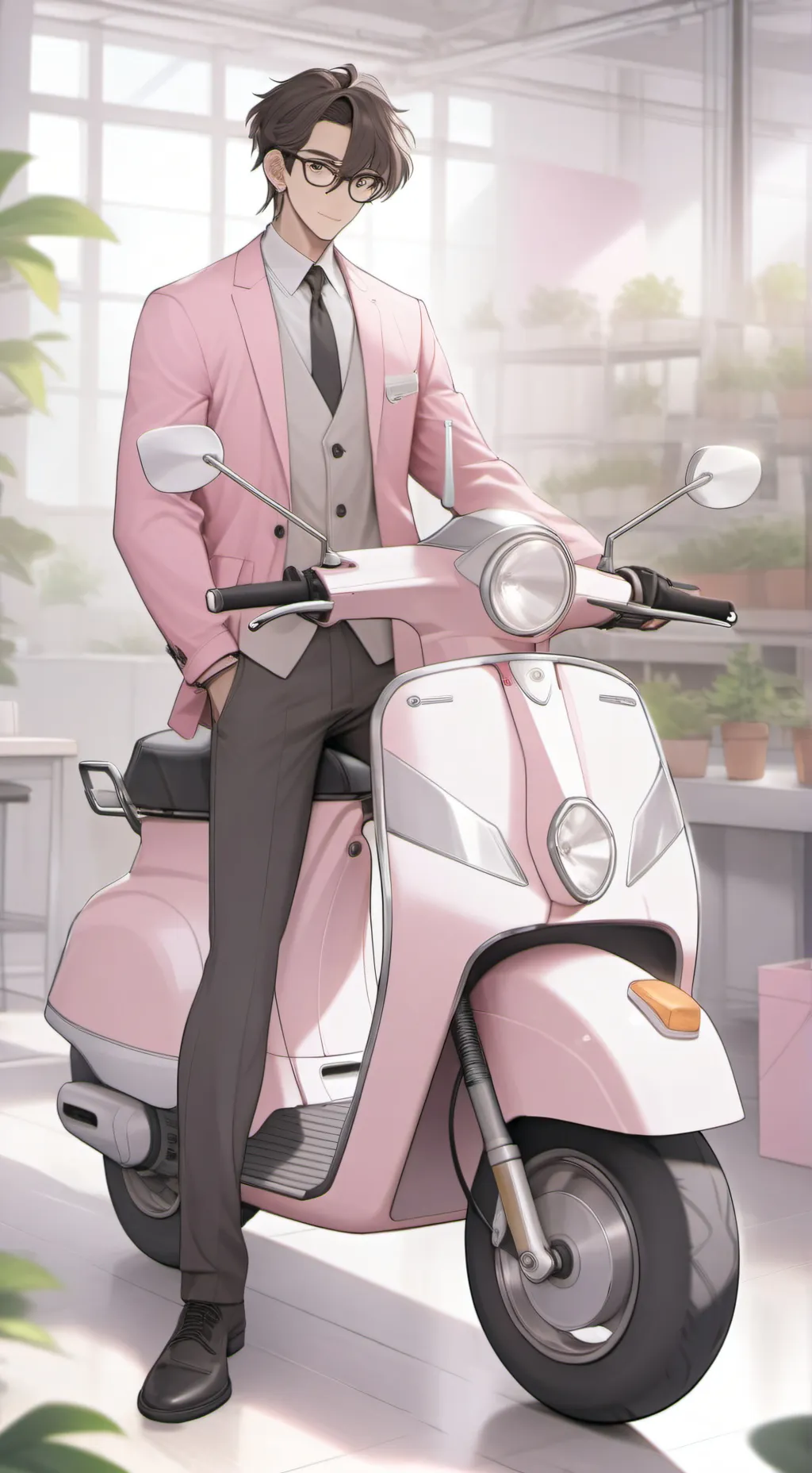 ai character: E-Scoot Tycoon background