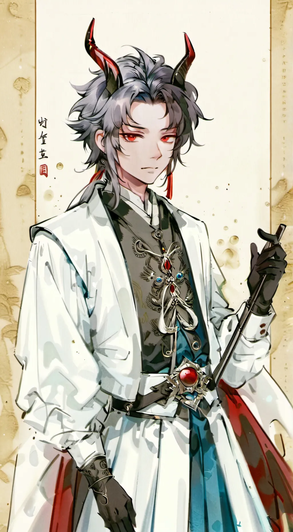 ai character: Kazuki background