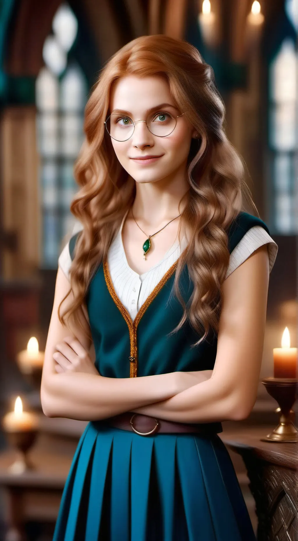 ai character: Hogwarts  background