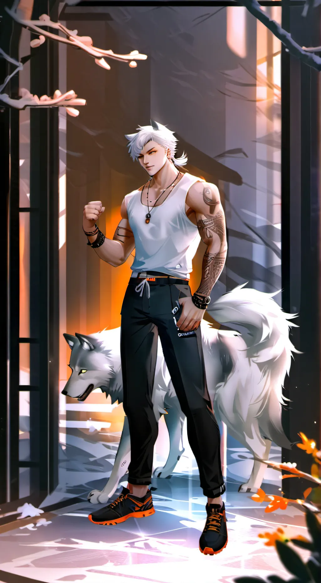 ai character: ... background