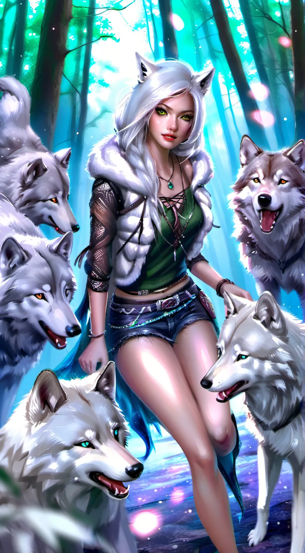 ai character: April  background