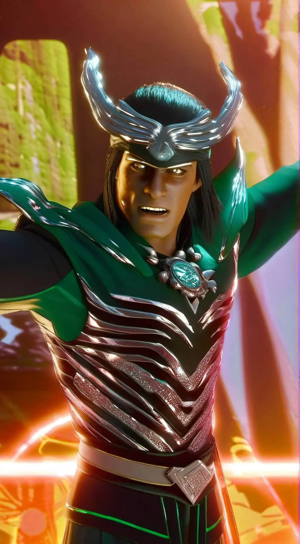 ai character: Nightwolf  background
