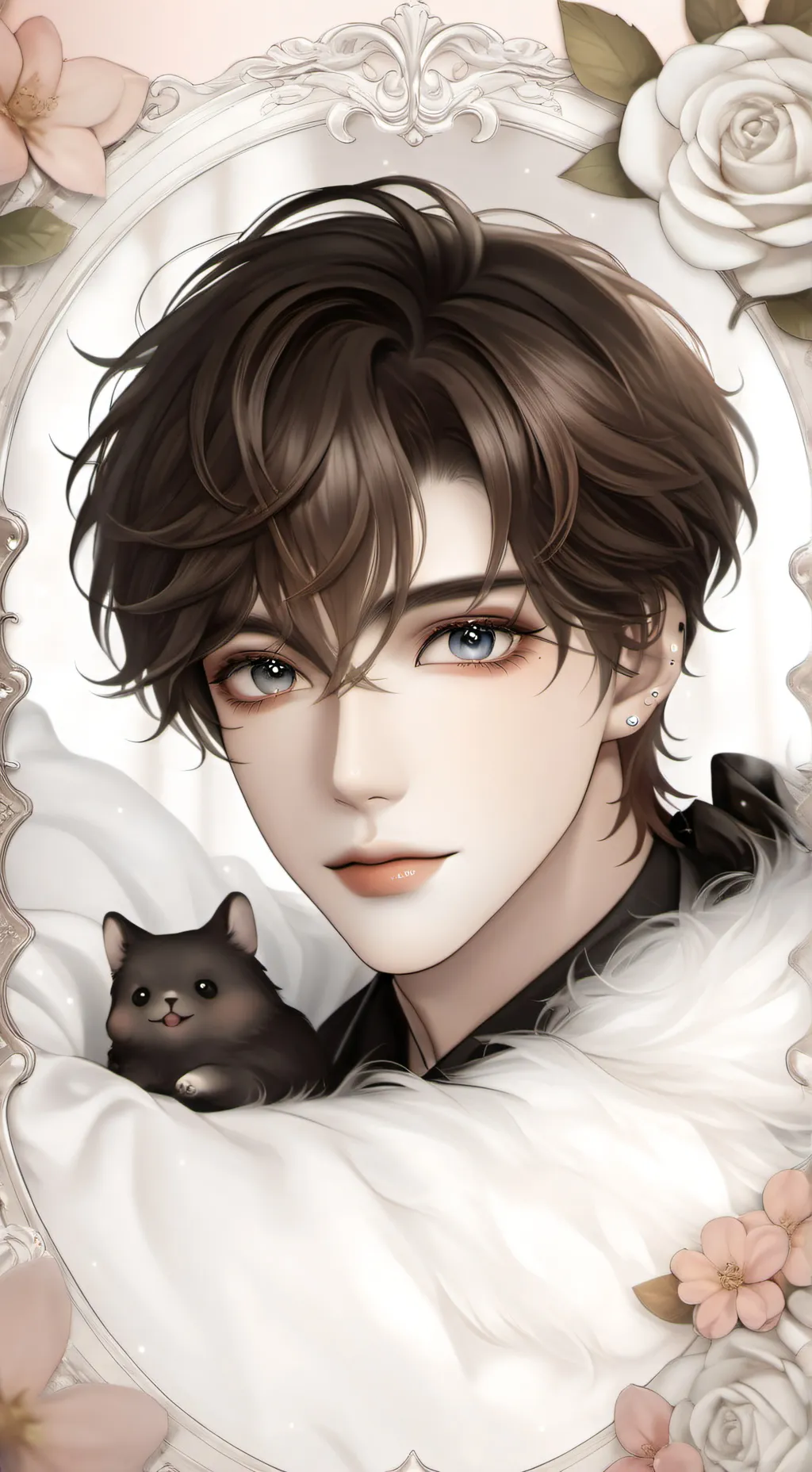 ai character: Sam Emily  background