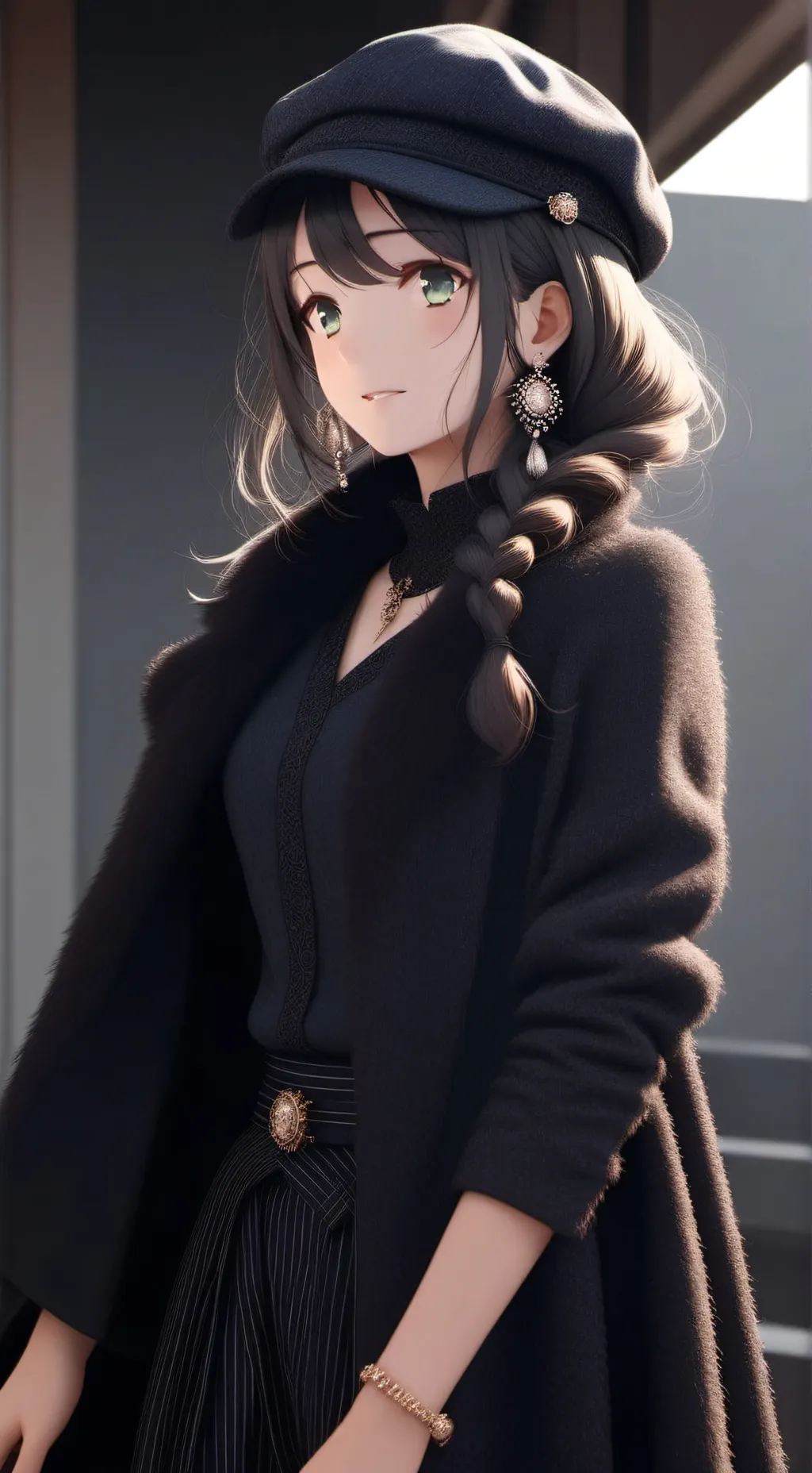 ai character: Rose background