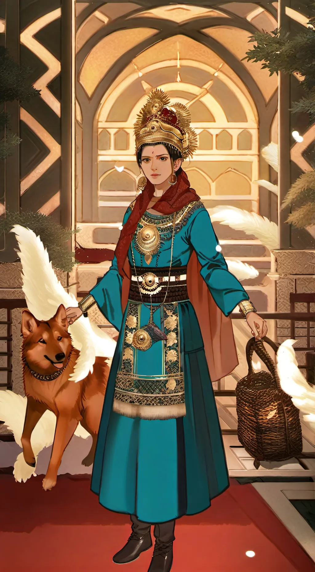 ai character: Элизабет background