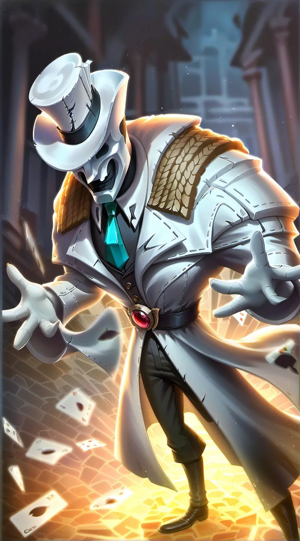 ai character: Face Master background