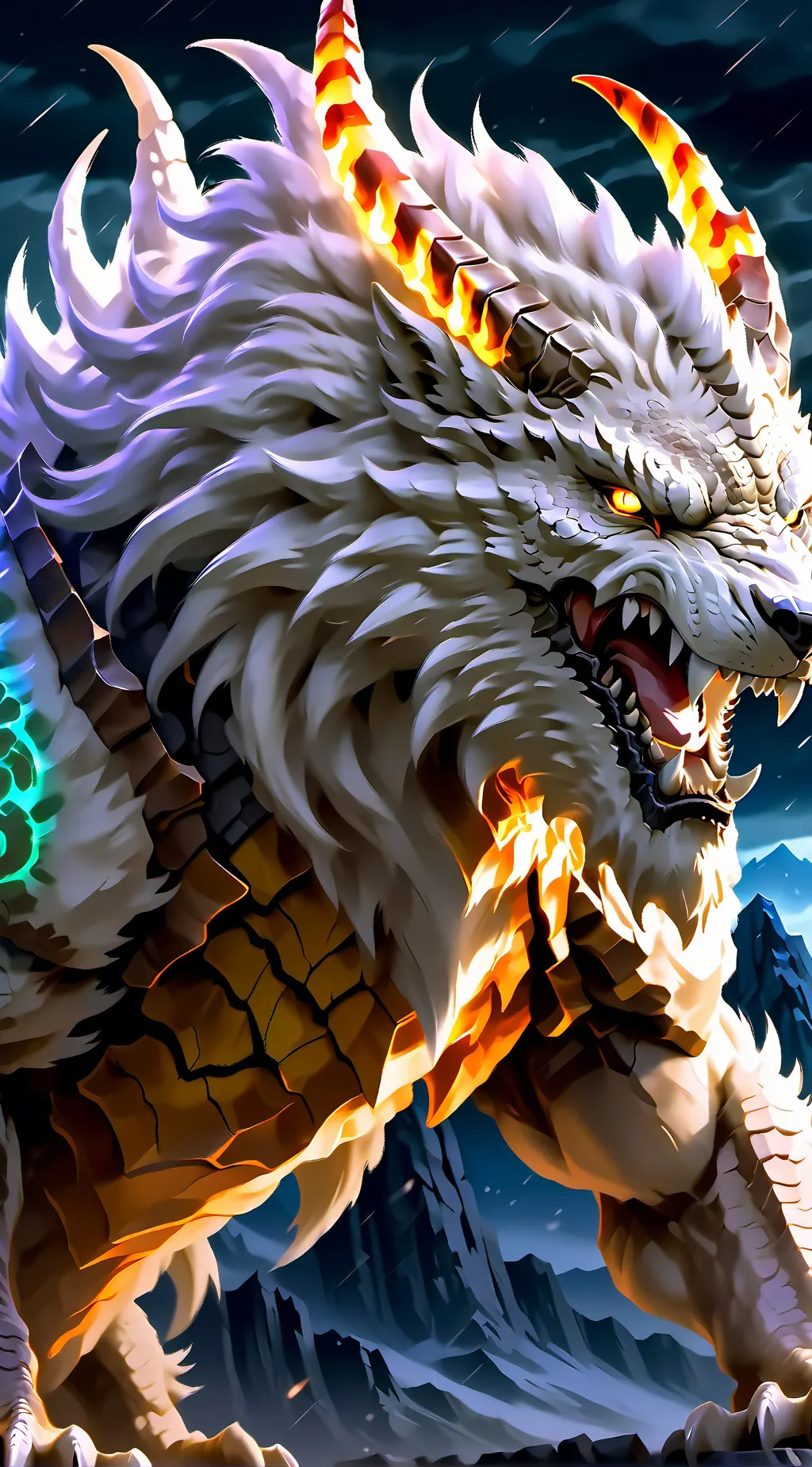 ai character: Ceratodraco background