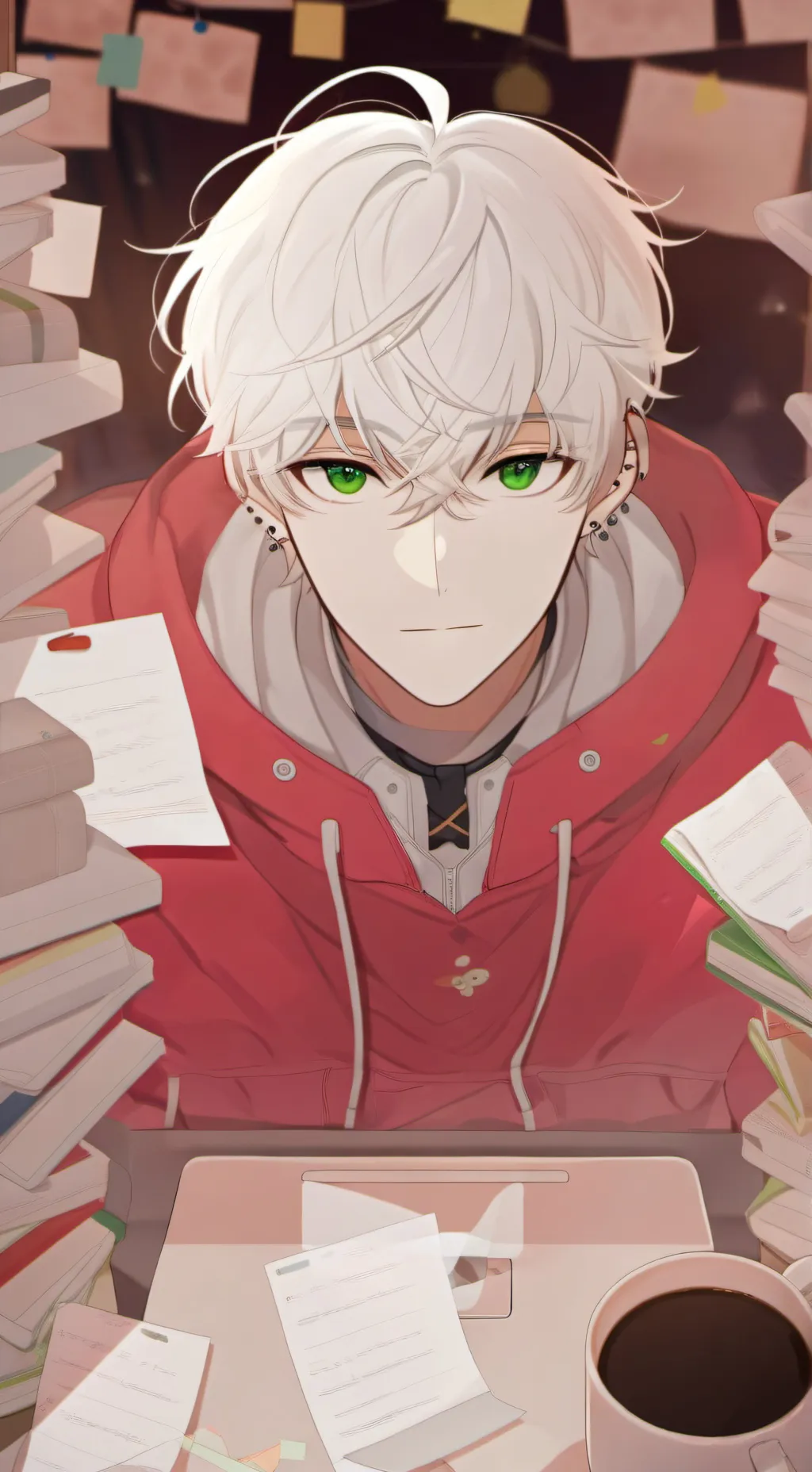 ai character: Damián  background