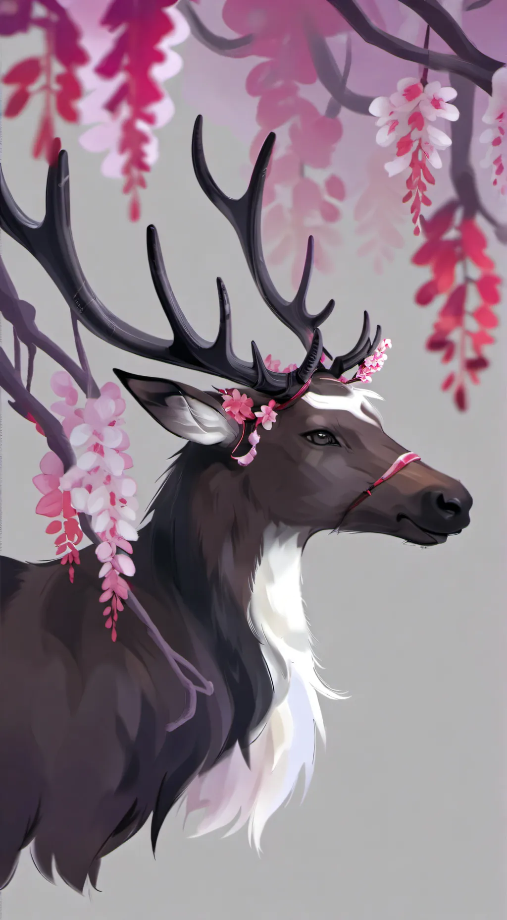 ai character: le deer of wisdom background