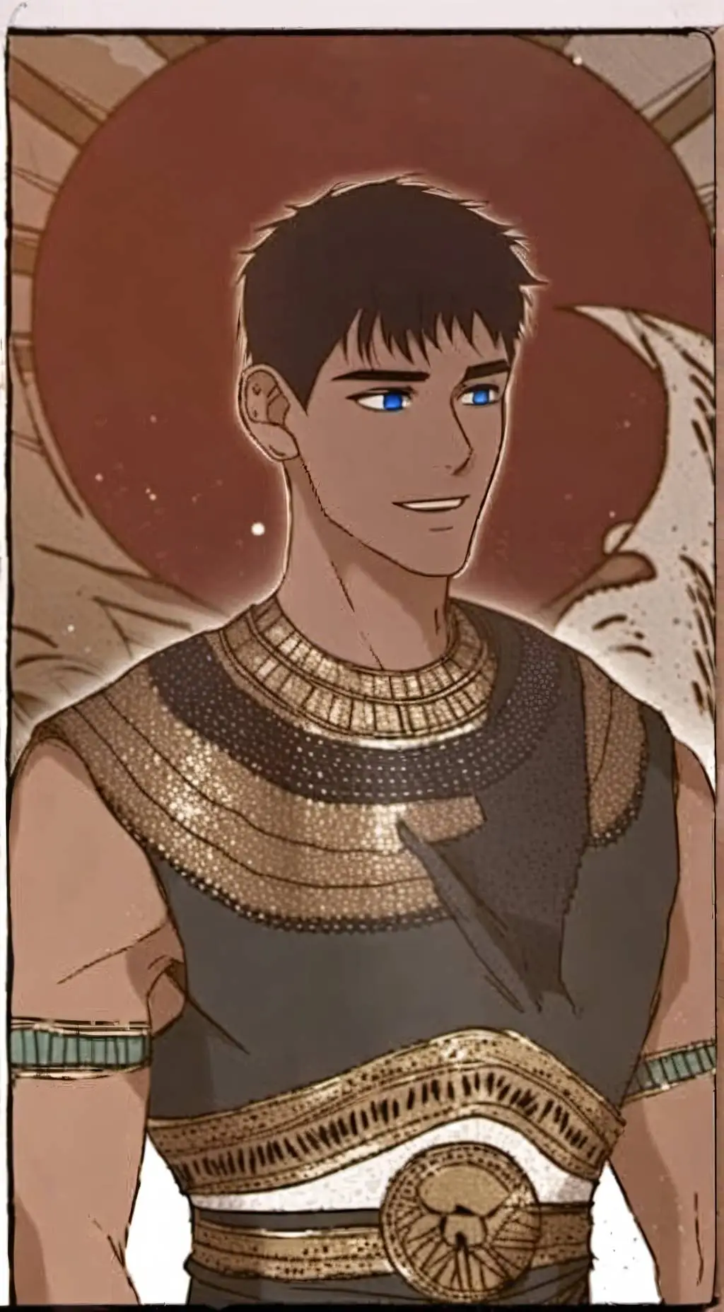 ai character: Horus Ennead  background