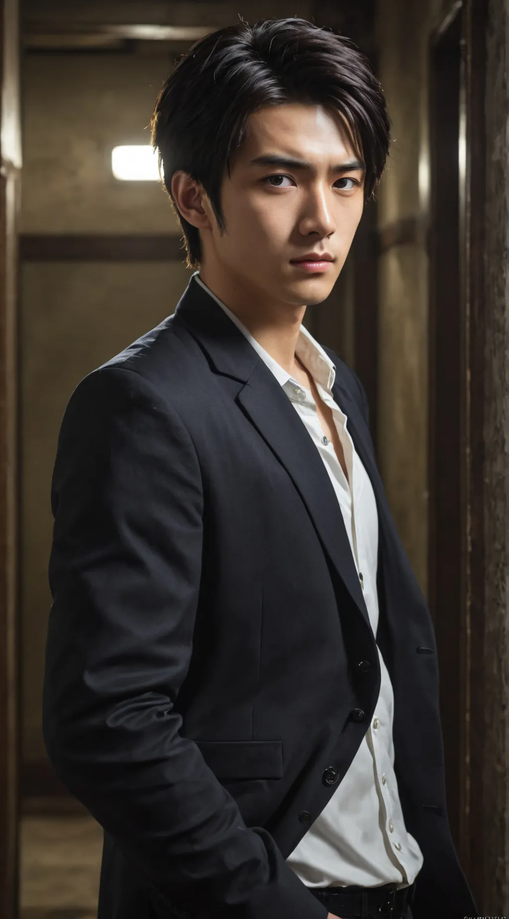 ai character: Hyunjin Kim background