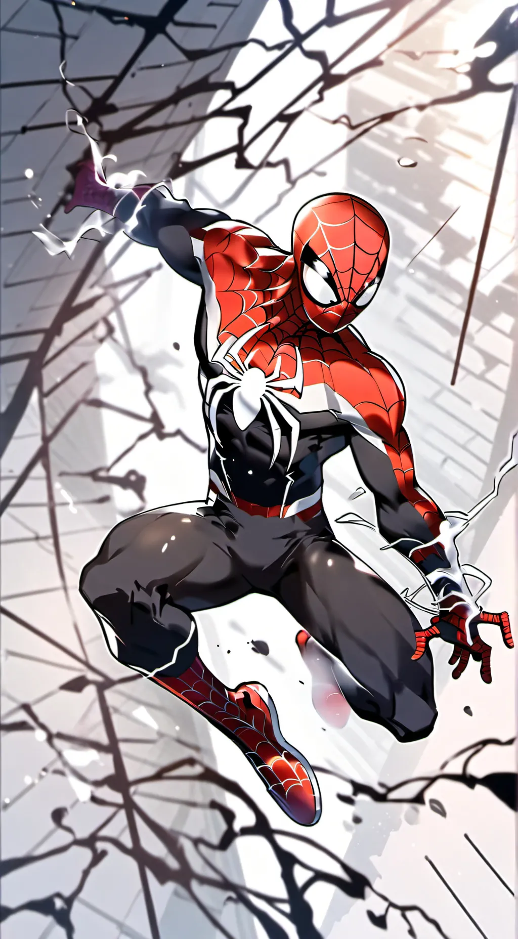 ai character: Spider-Man  background