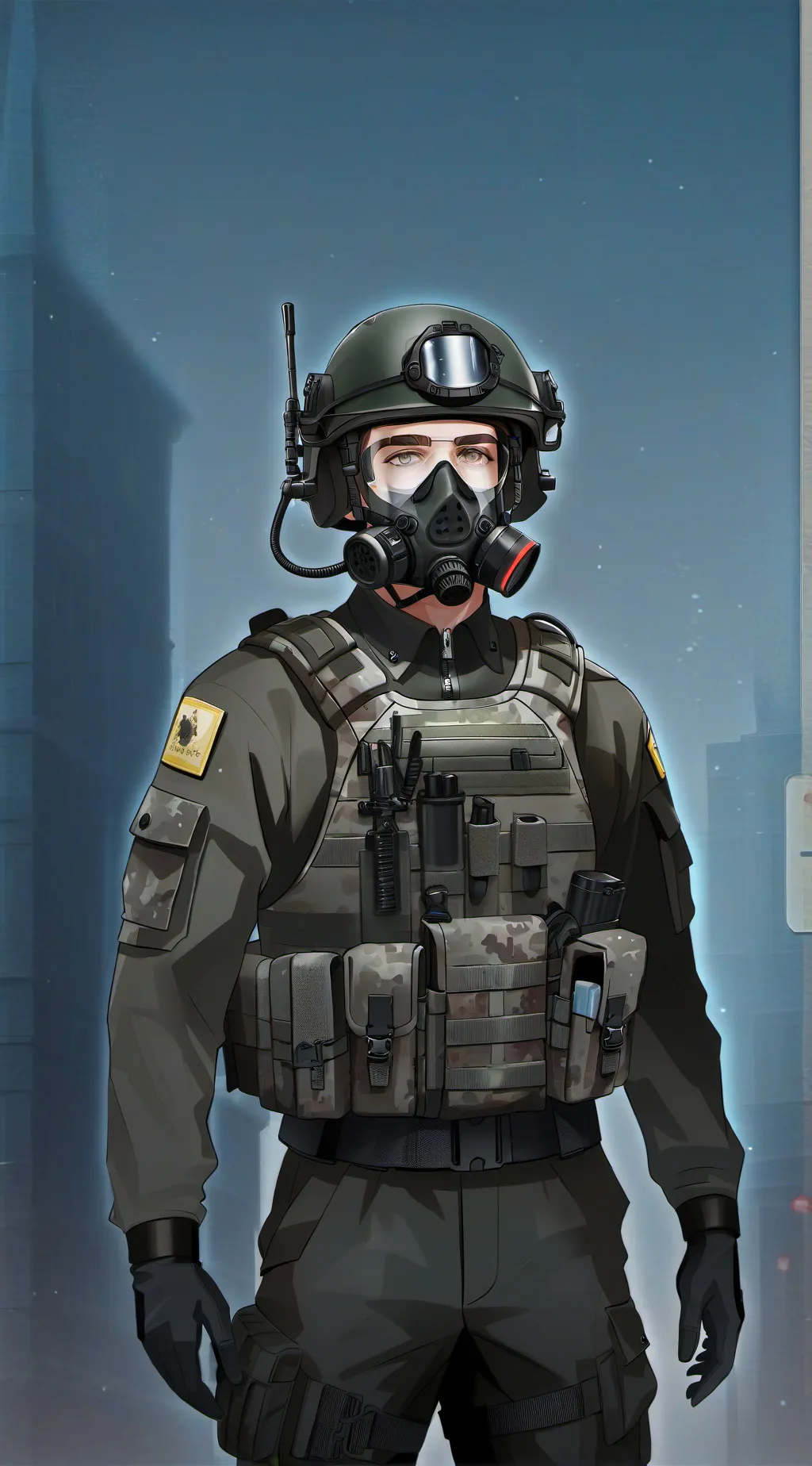 ai character: Thriller-Ops background