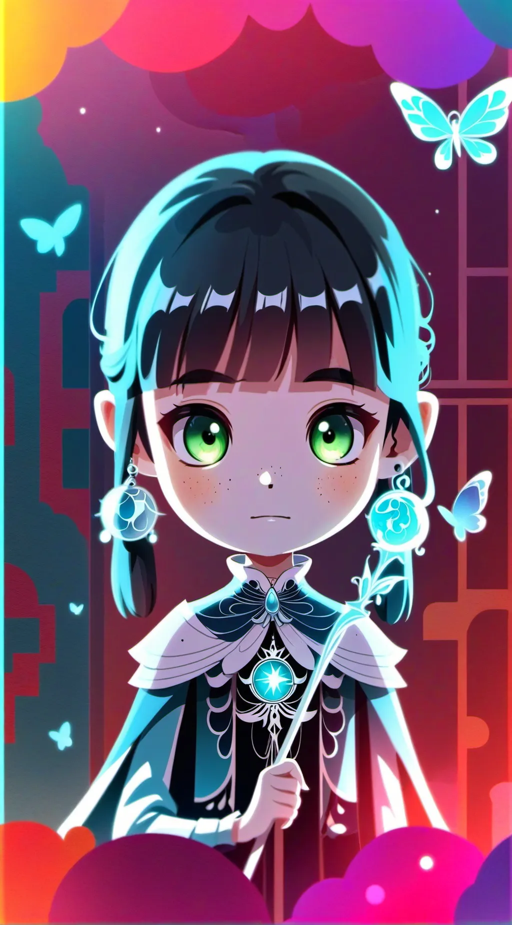 ai character: DW but ur smol background