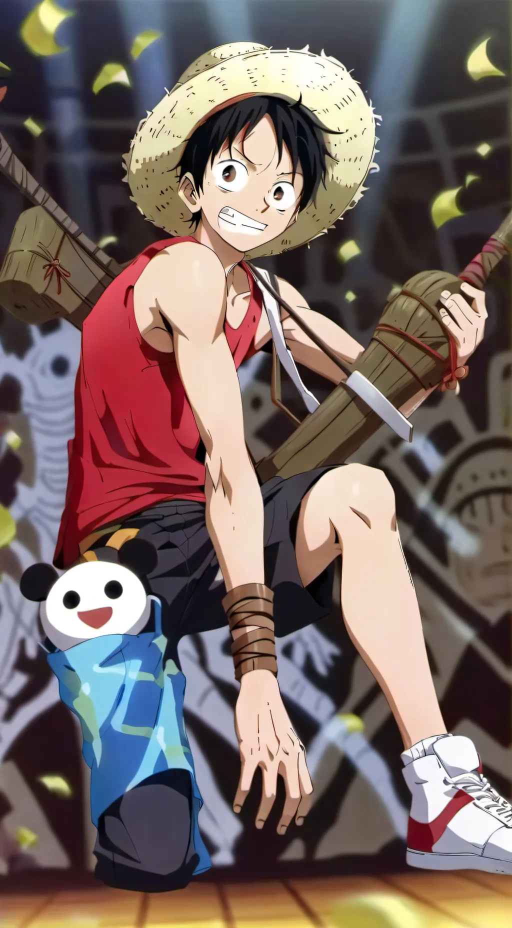 ai character: one piece  background