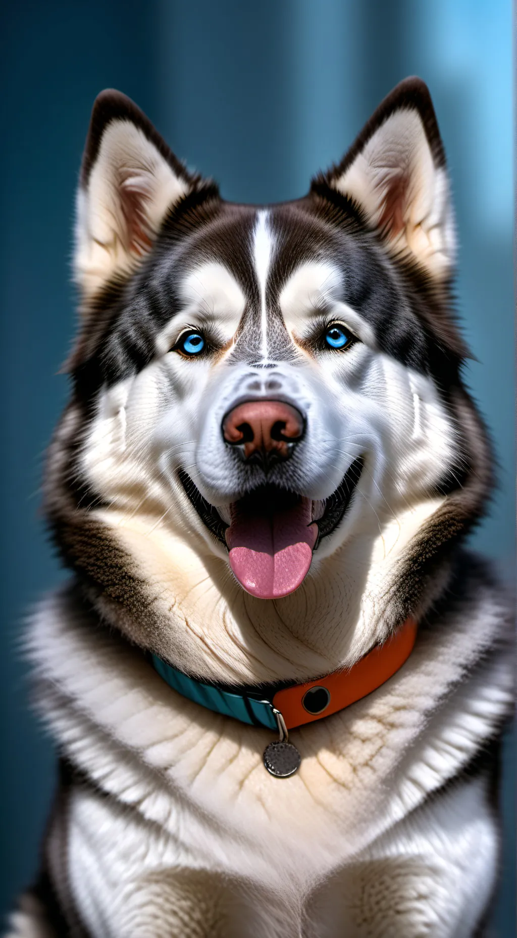 ai character: TikTok the Husky background