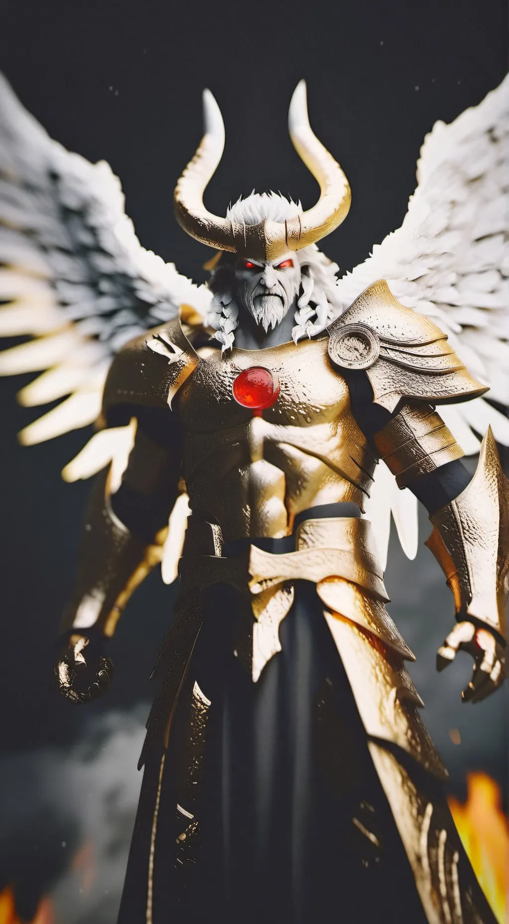 ai character: demonio background