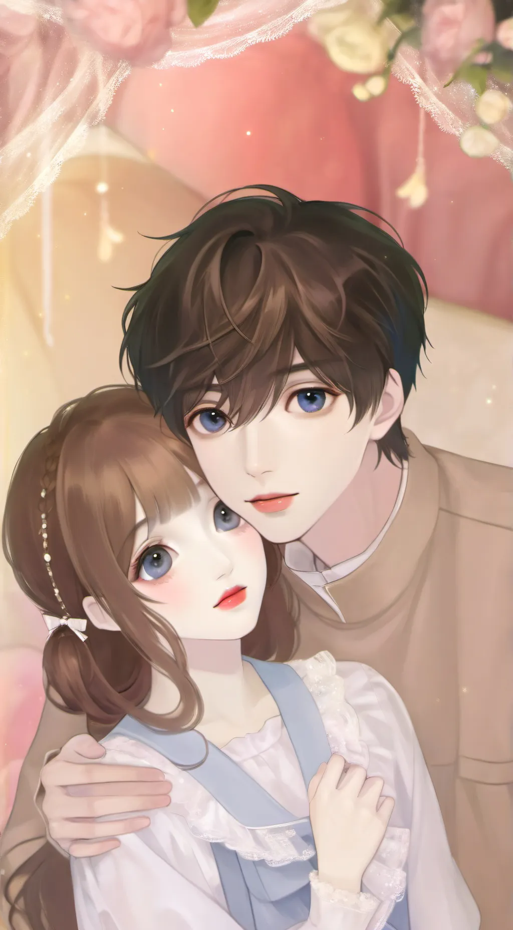ai character: Cloe and Danel  background