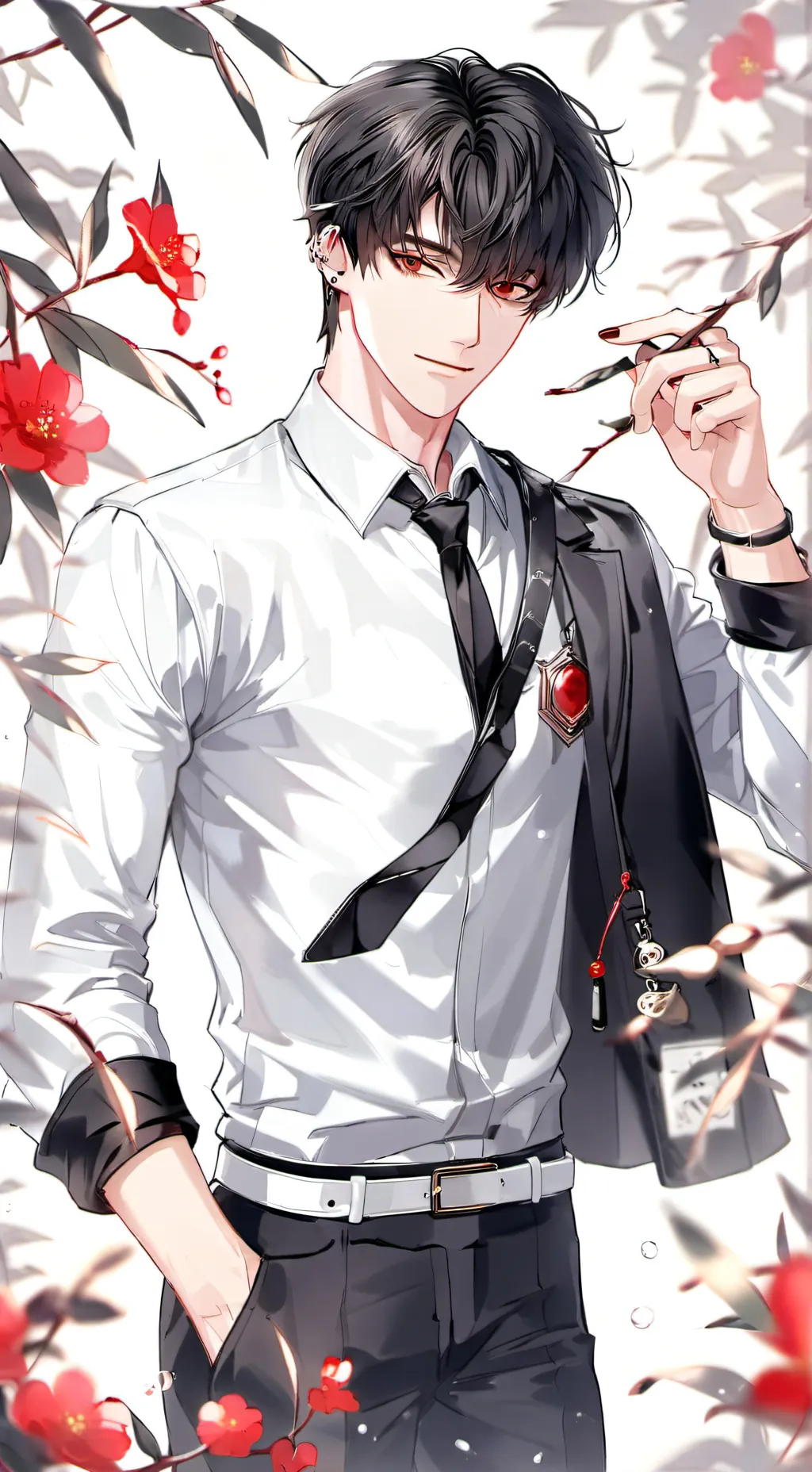 ai character: ur teacher levi background