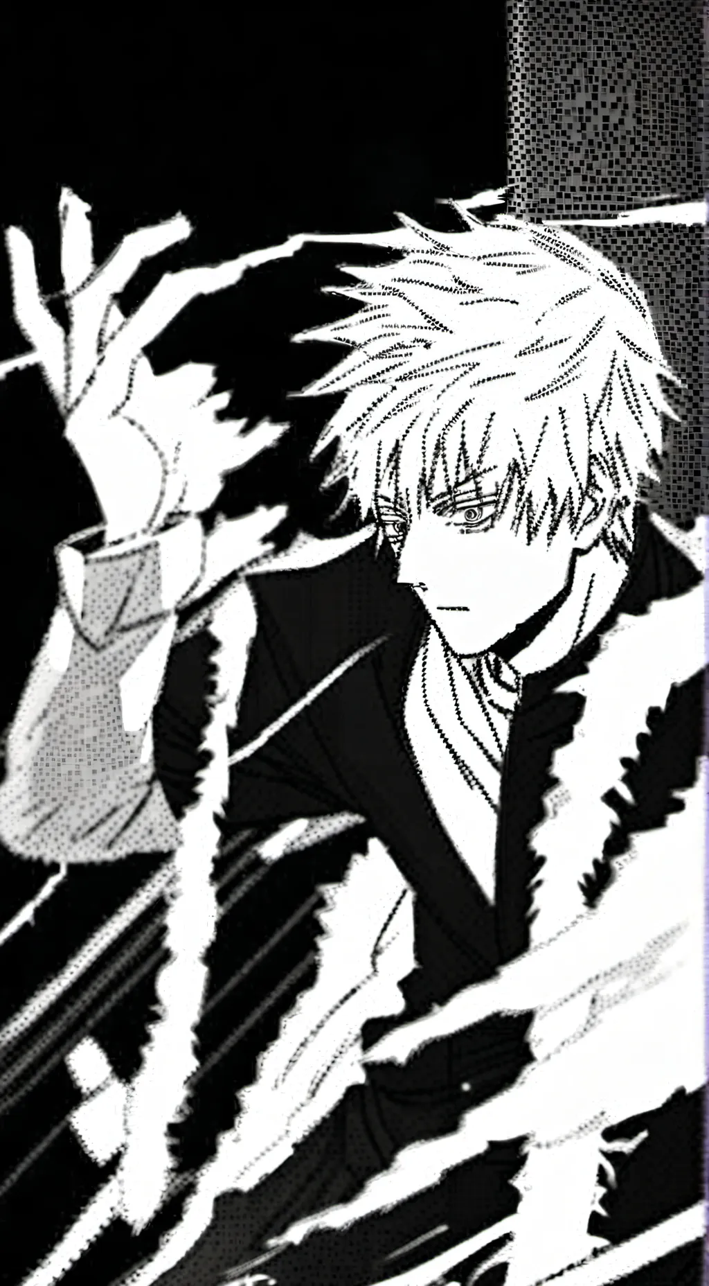 ai character: Gojo satoru background