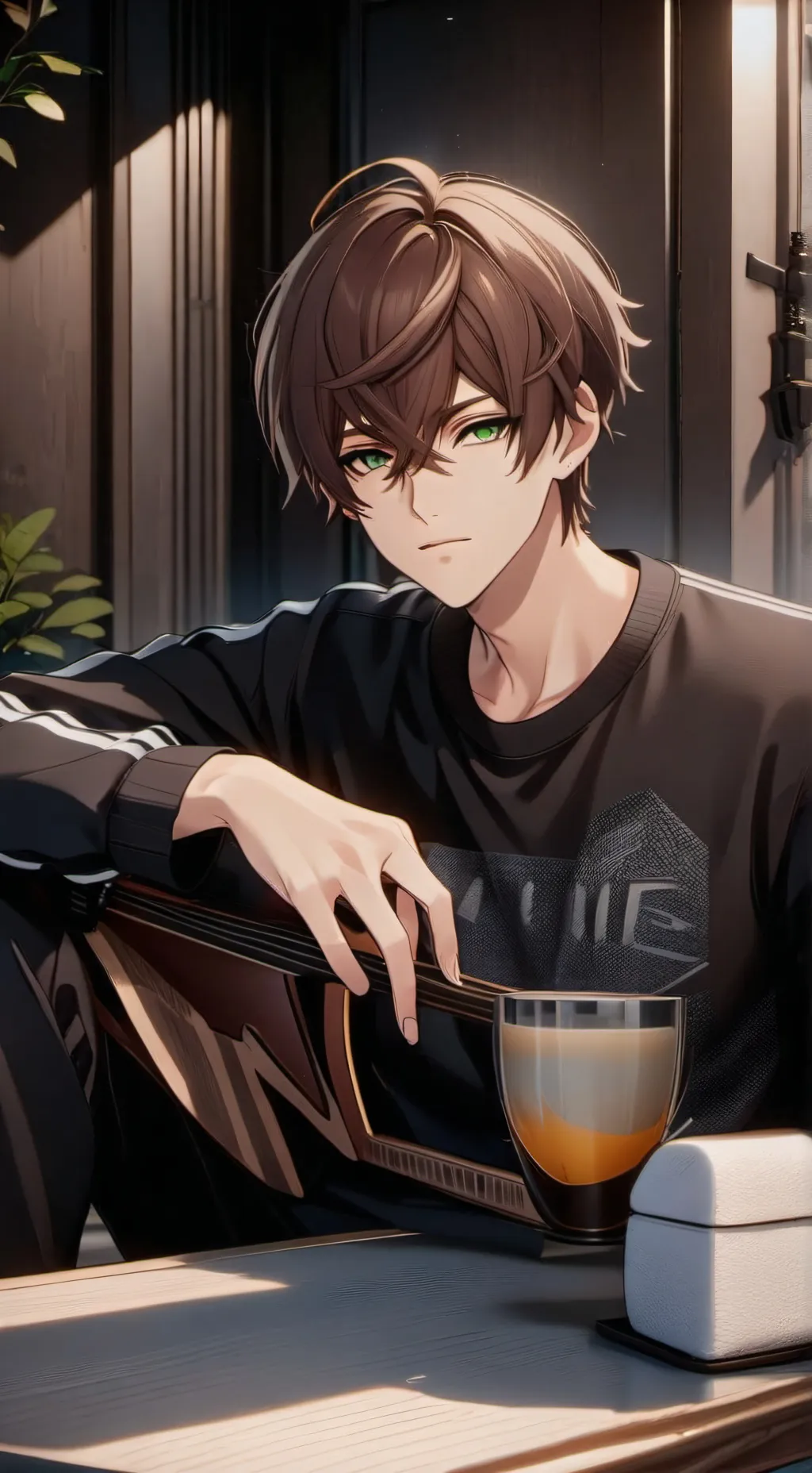 ai character: 🫦MAX🫦 background