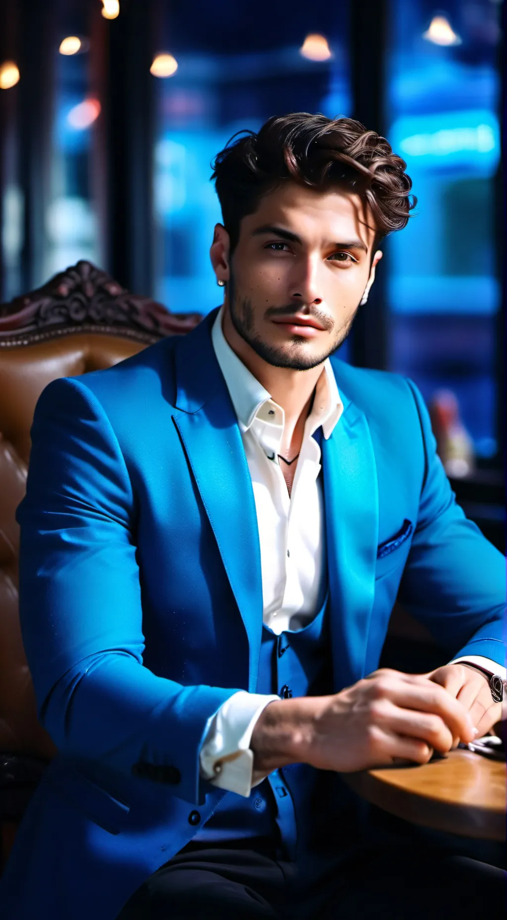 ai character: Antonio Enzo. background