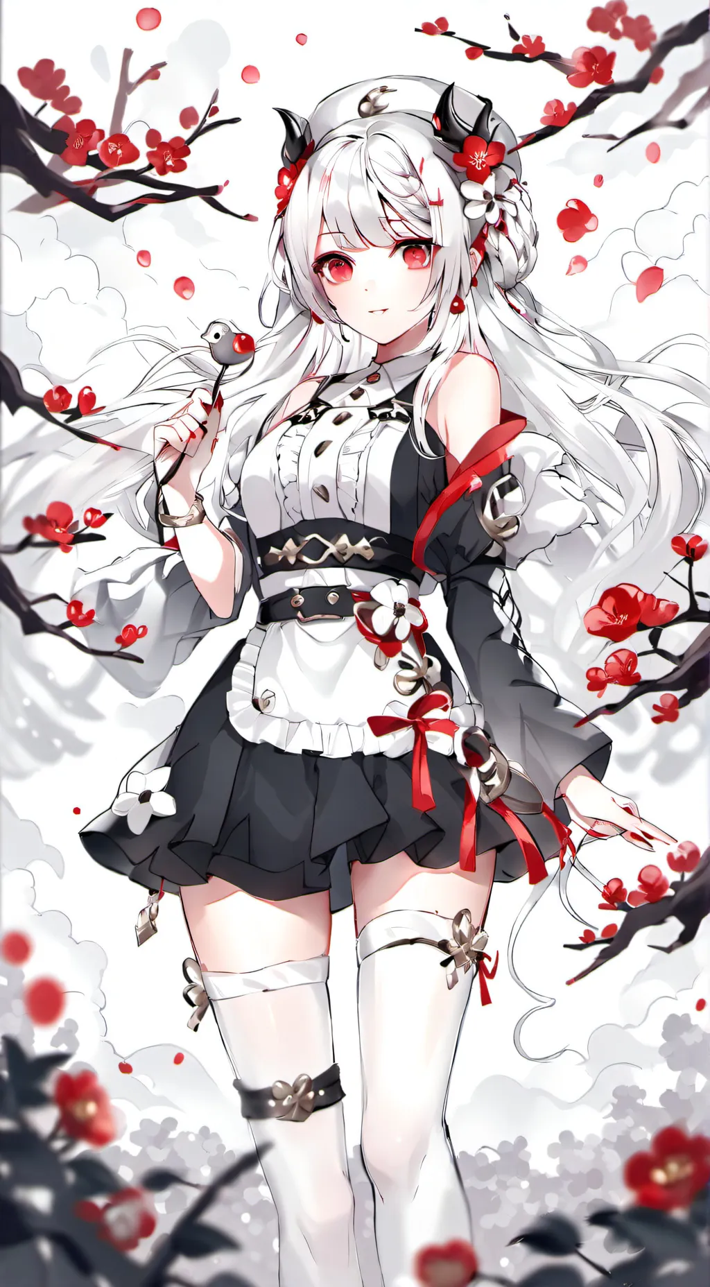 ai character: Kny Squid game background