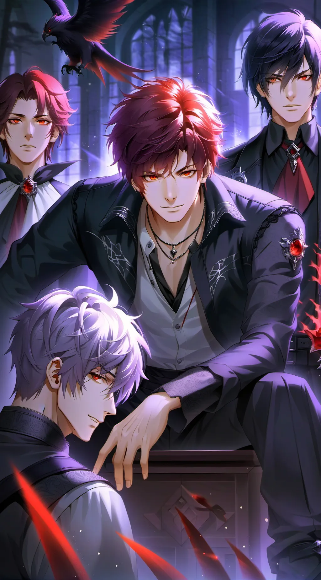 ai character: love for vampires background